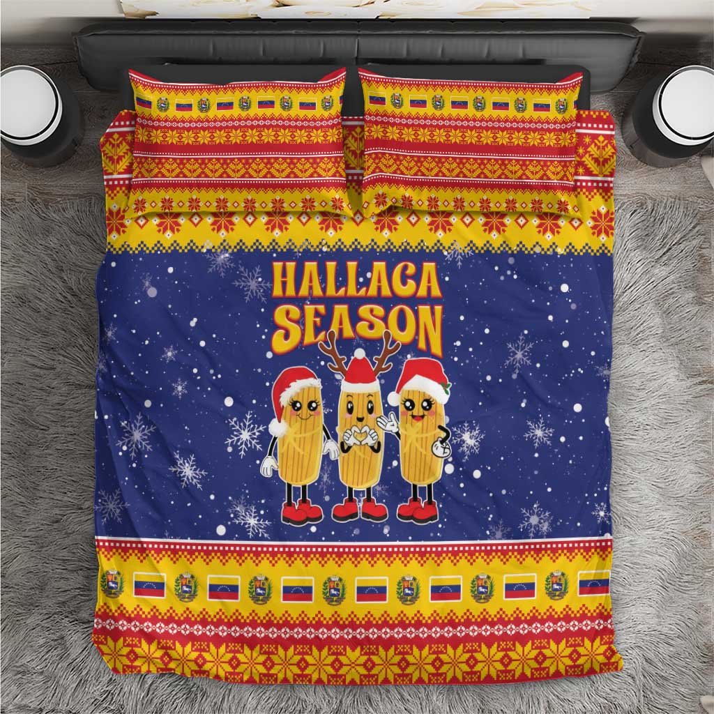 Venezuela Christmas Bedding Set Hallaca Season - Wonder Print Shop