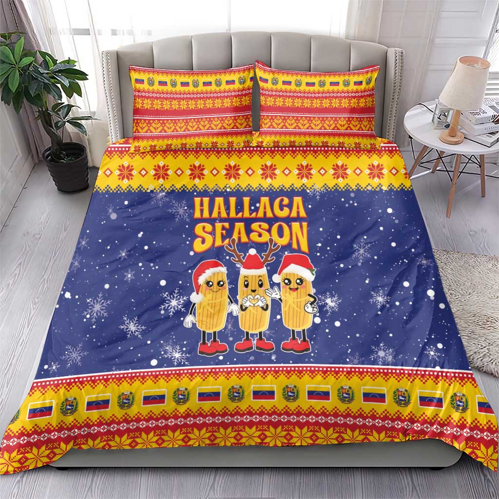 Venezuela Christmas Bedding Set Hallaca Season - Wonder Print Shop
