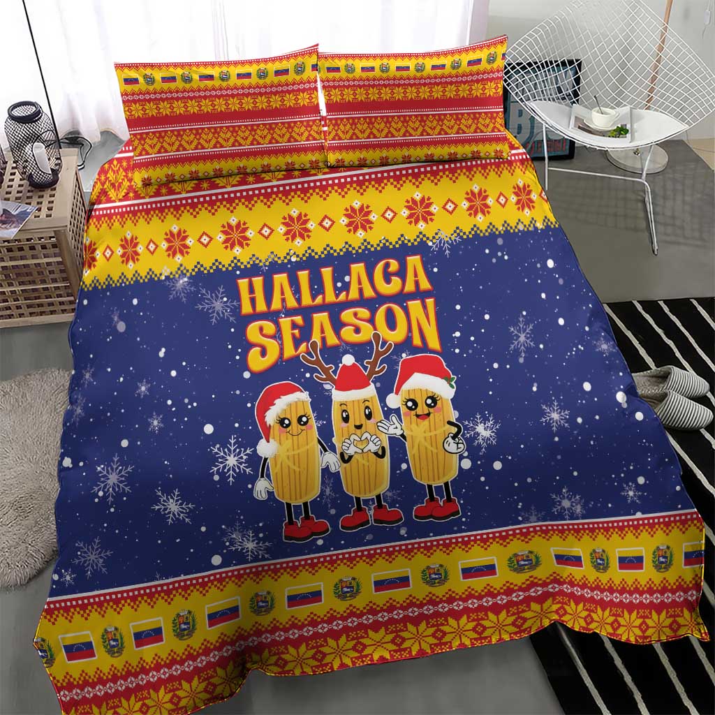 Venezuela Christmas Bedding Set Hallaca Season - Wonder Print Shop