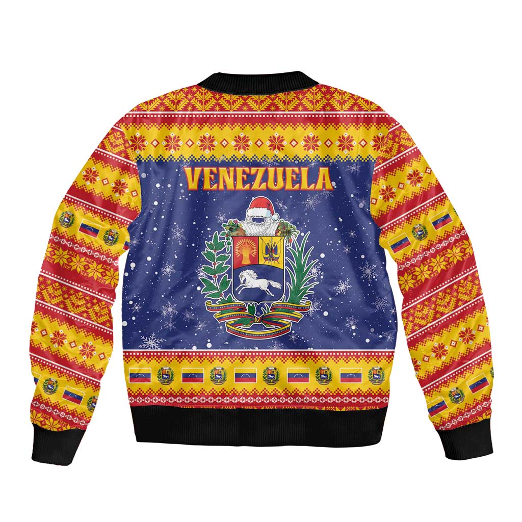 Venezuela Christmas Bomber Jacket Hallaca Season - Wonder Print Shop