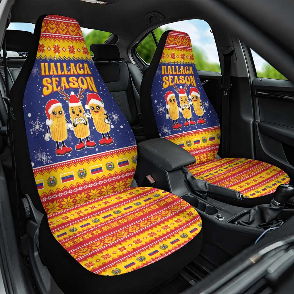 Venezuela Christmas Car Seat Cover Hallaca Season - Wonder Print Shop