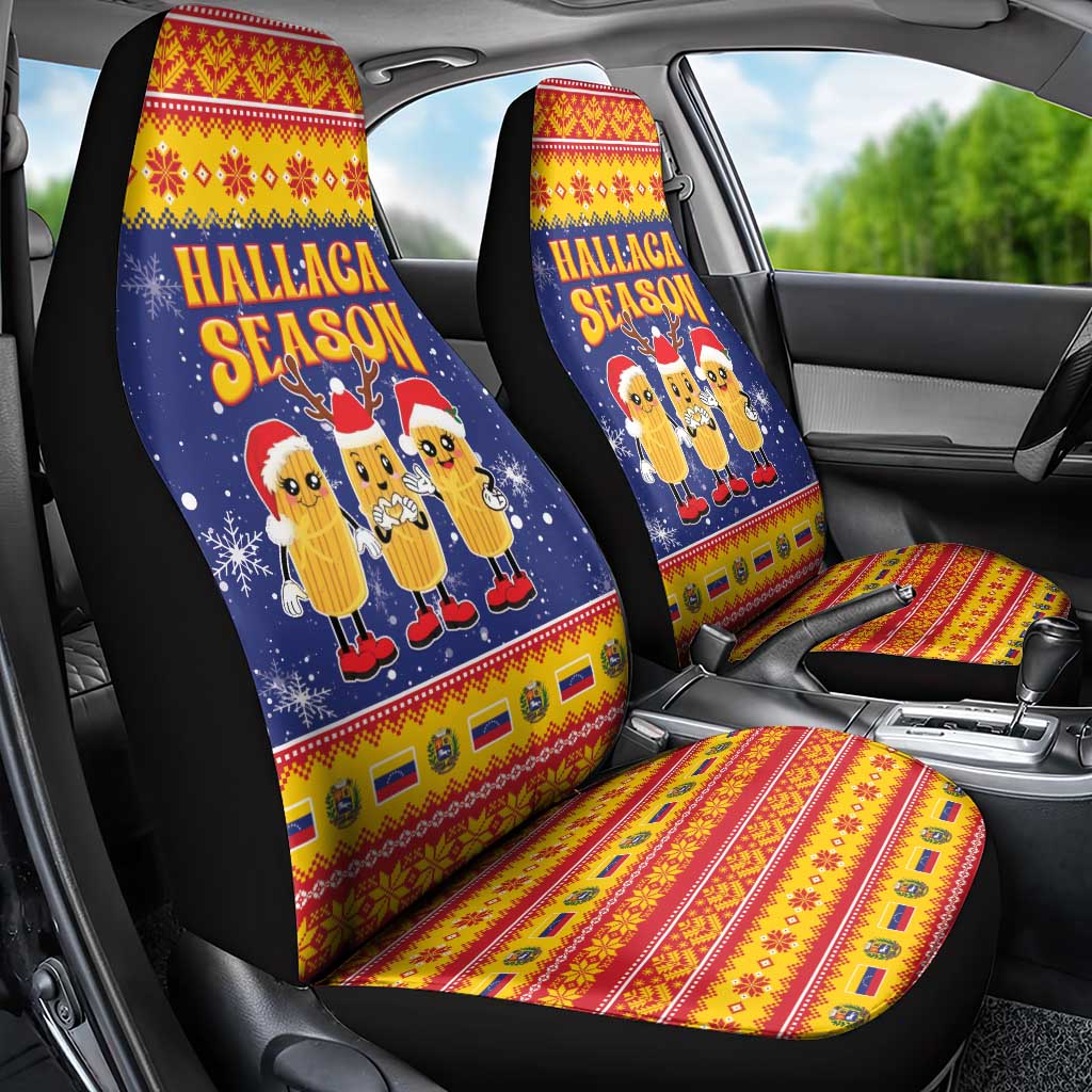 Venezuela Christmas Car Seat Cover Hallaca Season - Wonder Print Shop