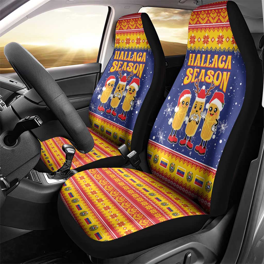 Venezuela Christmas Car Seat Cover Hallaca Season - Wonder Print Shop