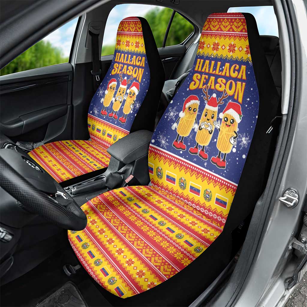 Venezuela Christmas Car Seat Cover Hallaca Season - Wonder Print Shop