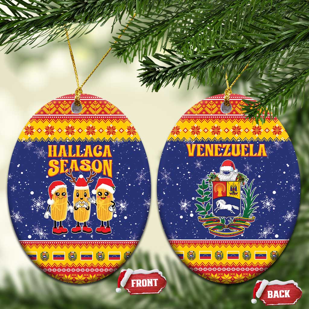 Venezuela Christmas Ceramic Ornament Hallaca Season - Wonder Print Shop
