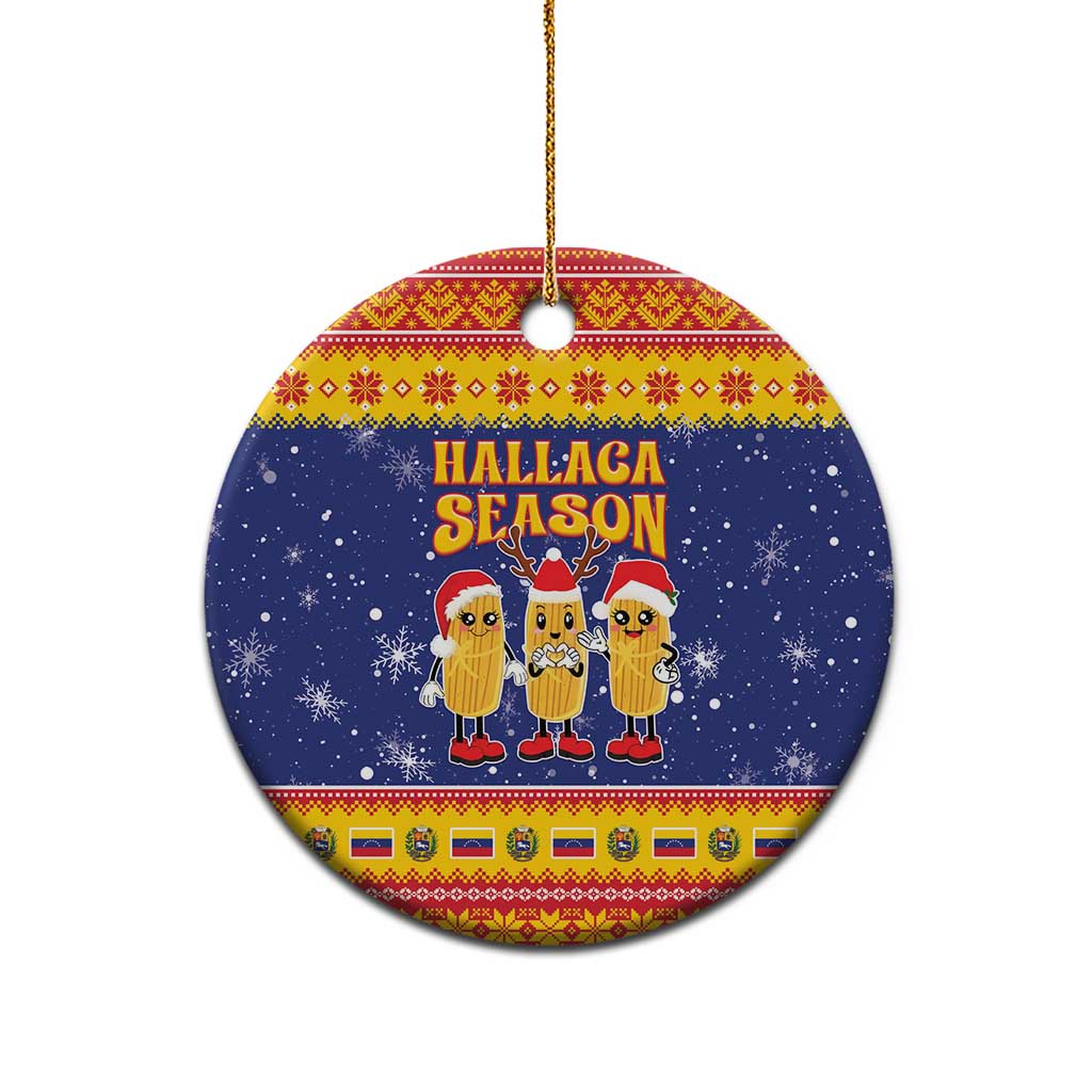 Venezuela Christmas Ceramic Ornament Hallaca Season - Wonder Print Shop