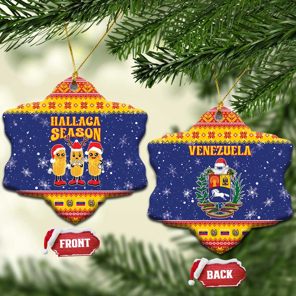 Venezuela Christmas Ceramic Ornament Hallaca Season - Wonder Print Shop
