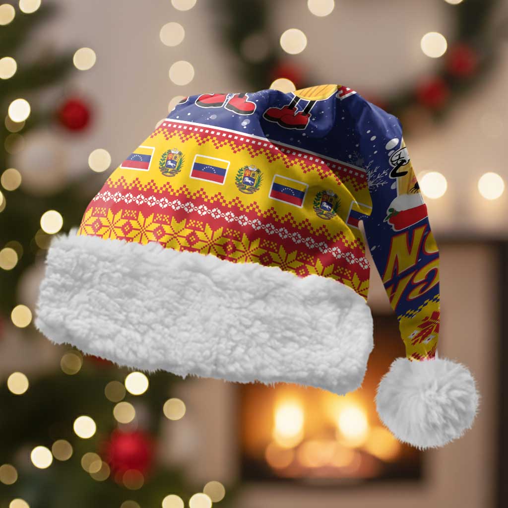 Venezuela Christmas Santa Hat Hallaca Season - Wonder Print Shop