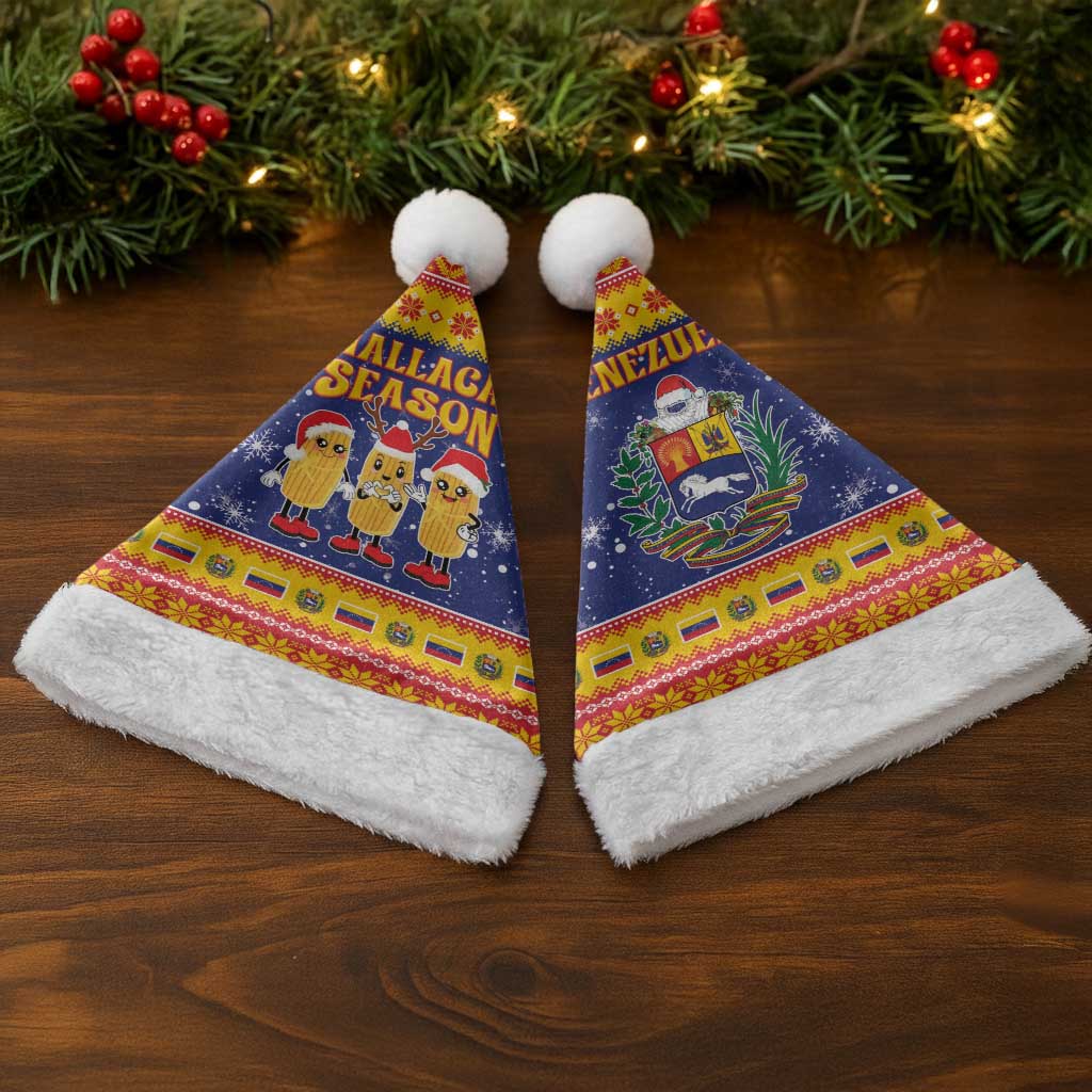 Venezuela Christmas Santa Hat Hallaca Season - Wonder Print Shop