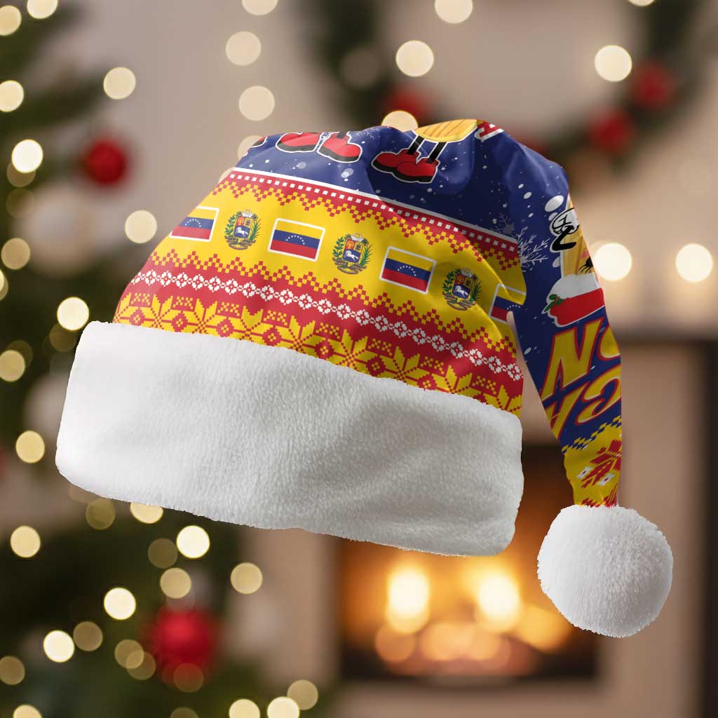 Venezuela Christmas Santa Hat Hallaca Season - Wonder Print Shop