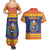 Venezuela Christmas Couples Matching Summer Maxi Dress and Hawaiian Shirt Hallaca Season - Wonder Print Shop