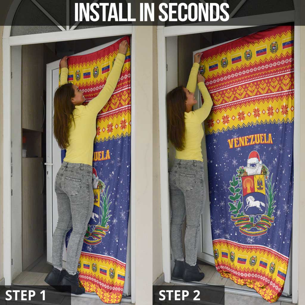 Venezuela Christmas Door Cover Hallaca Season - Wonder Print Shop