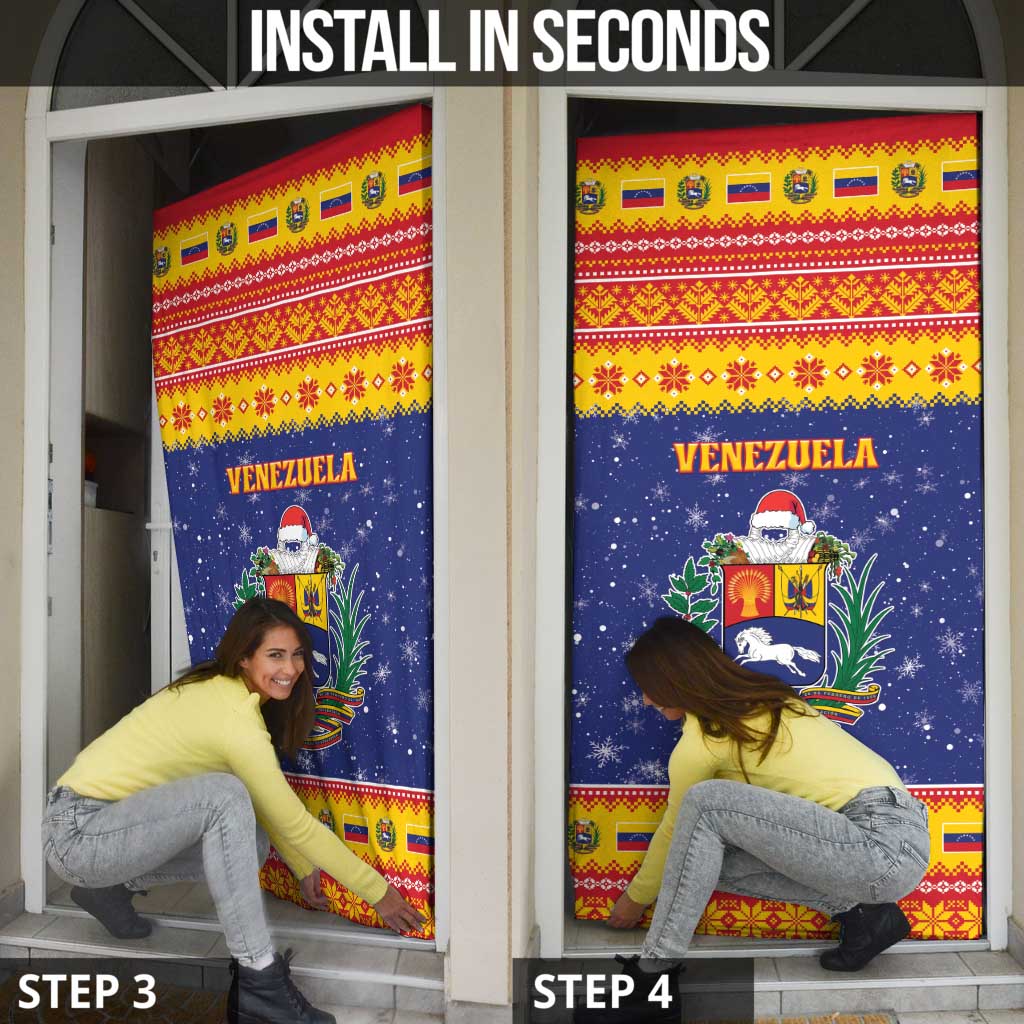 Venezuela Christmas Door Cover Hallaca Season - Wonder Print Shop