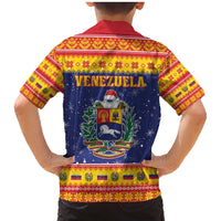 Venezuela Christmas Family Matching Mermaid Dress and Hawaiian Shirt Hallaca Season - Wonder Print Shop