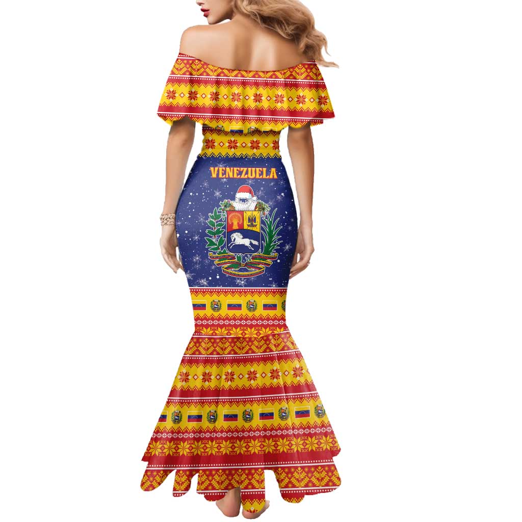 Venezuela Christmas Family Matching Mermaid Dress and Hawaiian Shirt Hallaca Season - Wonder Print Shop