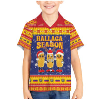 Venezuela Christmas Family Matching Mermaid Dress and Hawaiian Shirt Hallaca Season - Wonder Print Shop