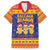 Venezuela Christmas Family Matching Off The Shoulder Long Sleeve Dress and Hawaiian Shirt Hallaca Season - Wonder Print Shop