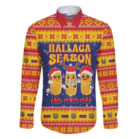 Venezuela Christmas Family Matching Off The Shoulder Long Sleeve Dress and Hawaiian Shirt Hallaca Season - Wonder Print Shop
