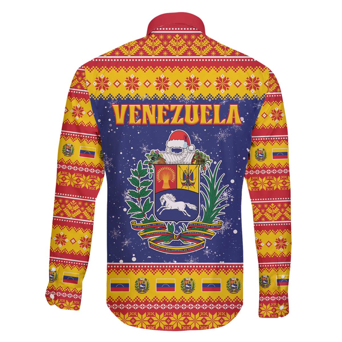 Venezuela Christmas Family Matching Off The Shoulder Long Sleeve Dress and Hawaiian Shirt Hallaca Season - Wonder Print Shop
