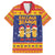 Venezuela Christmas Family Matching Off Shoulder Maxi Dress and Hawaiian Shirt Hallaca Season - Wonder Print Shop