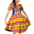 Venezuela Christmas Family Matching Off Shoulder Short Dress and Hawaiian Shirt Hallaca Season - Wonder Print Shop