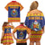 Venezuela Christmas Family Matching Off Shoulder Short Dress and Hawaiian Shirt Hallaca Season - Wonder Print Shop