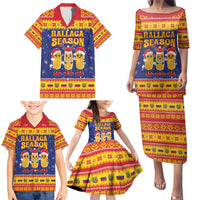 Venezuela Christmas Family Matching Puletasi and Hawaiian Shirt Hallaca Season - Wonder Print Shop