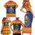 Venezuela Christmas Family Matching Short Sleeve Bodycon Dress and Hawaiian Shirt Hallaca Season - Wonder Print Shop