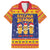 Venezuela Christmas Family Matching Short Sleeve Bodycon Dress and Hawaiian Shirt Hallaca Season - Wonder Print Shop