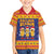 Venezuela Christmas Family Matching Short Sleeve Bodycon Dress and Hawaiian Shirt Hallaca Season - Wonder Print Shop