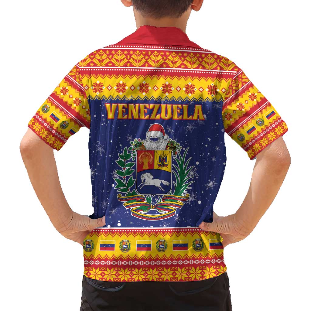 Venezuela Christmas Family Matching Tank Maxi Dress and Hawaiian Shirt Hallaca Season - Wonder Print Shop