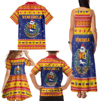 Venezuela Christmas Family Matching Tank Maxi Dress and Hawaiian Shirt Hallaca Season - Wonder Print Shop