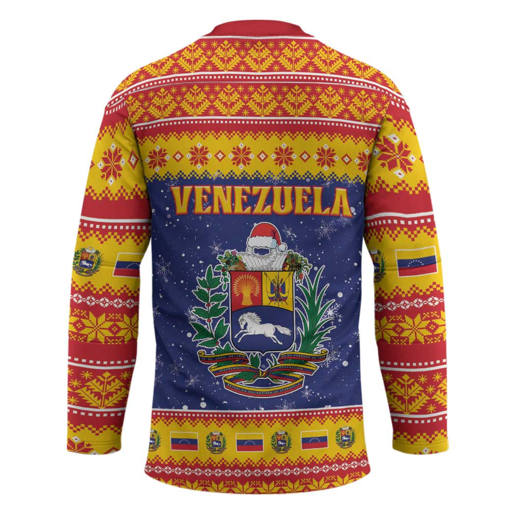 Venezuela Christmas Hockey Jersey Hallaca Season - Wonder Print Shop