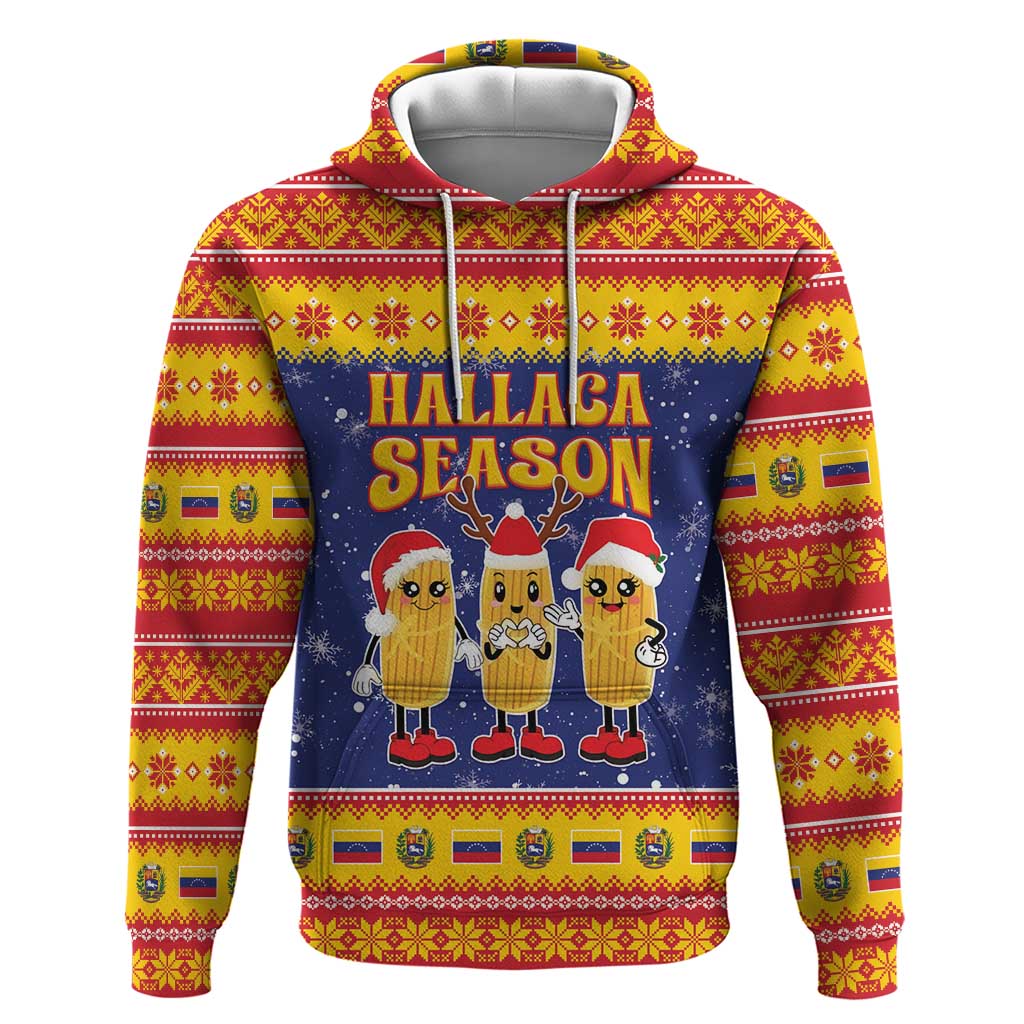 Venezuela Christmas Hoodie Hallaca Season - Wonder Print Shop