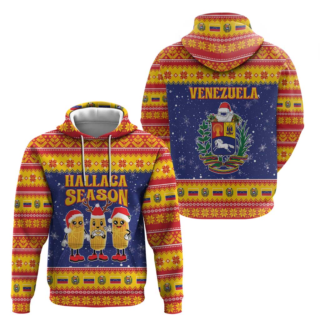 Venezuela Christmas Hoodie Hallaca Season - Wonder Print Shop