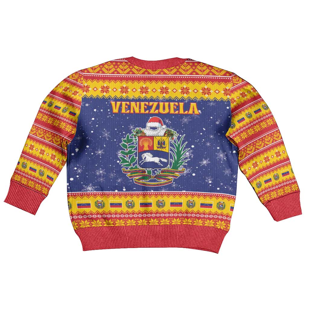 Venezuela Christmas Kid Ugly Christmas Sweater Hallaca Season - Wonder Print Shop