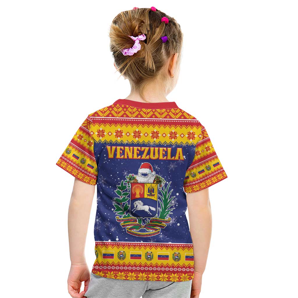 Venezuela Christmas Kid T Shirt Hallaca Season - Wonder Print Shop