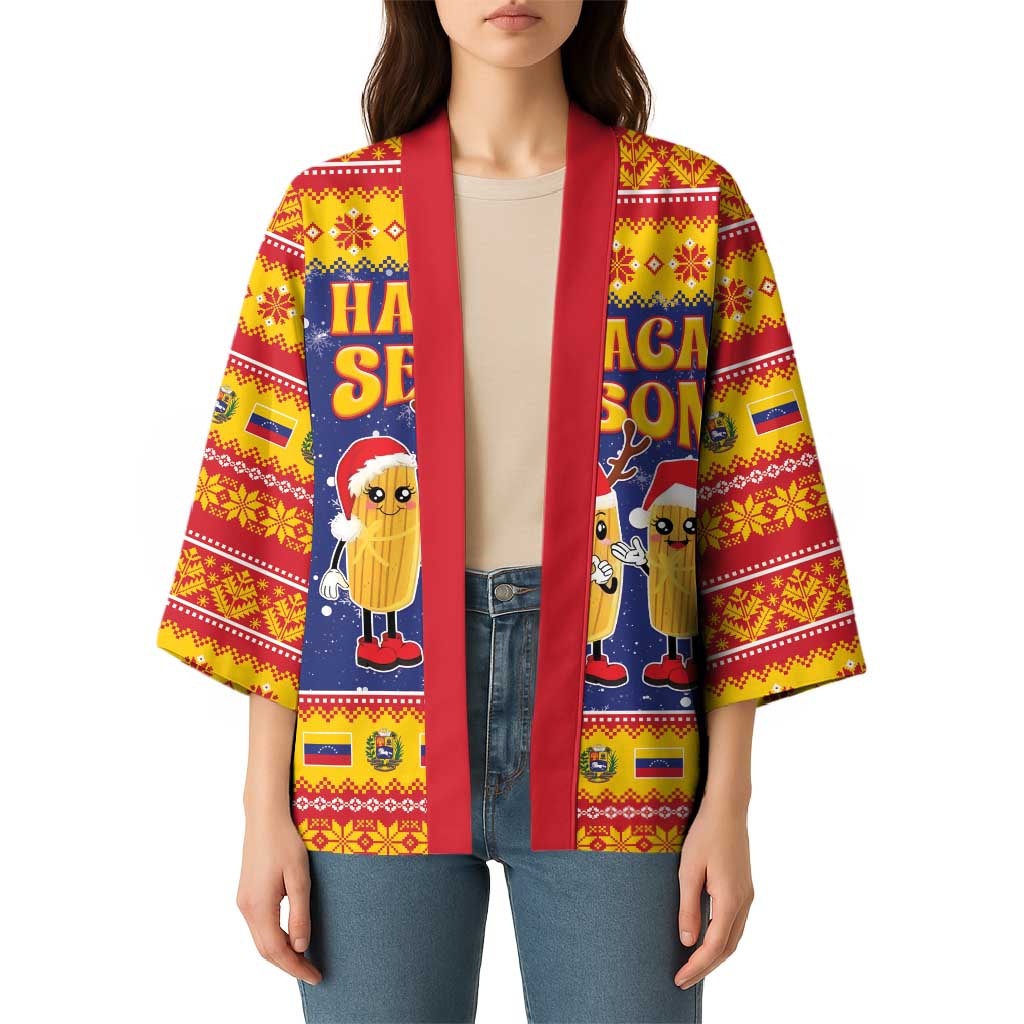 Venezuela Christmas Kimono Hallaca Season - Wonder Print Shop