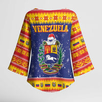 Venezuela Christmas Kimono Sleeve Blouse Hallaca Season - Wonder Print Shop