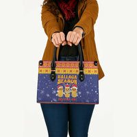 Venezuela Christmas Leather Bag Hallaca Season - Wonder Print Shop