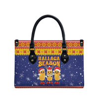 Venezuela Christmas Leather Bag Hallaca Season - Wonder Print Shop