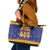 Venezuela Christmas Leather Tote Bag Hallaca Season - Wonder Print Shop