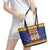 Venezuela Christmas Leather Tote Bag Hallaca Season - Wonder Print Shop