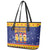 Venezuela Christmas Leather Tote Bag Hallaca Season - Wonder Print Shop
