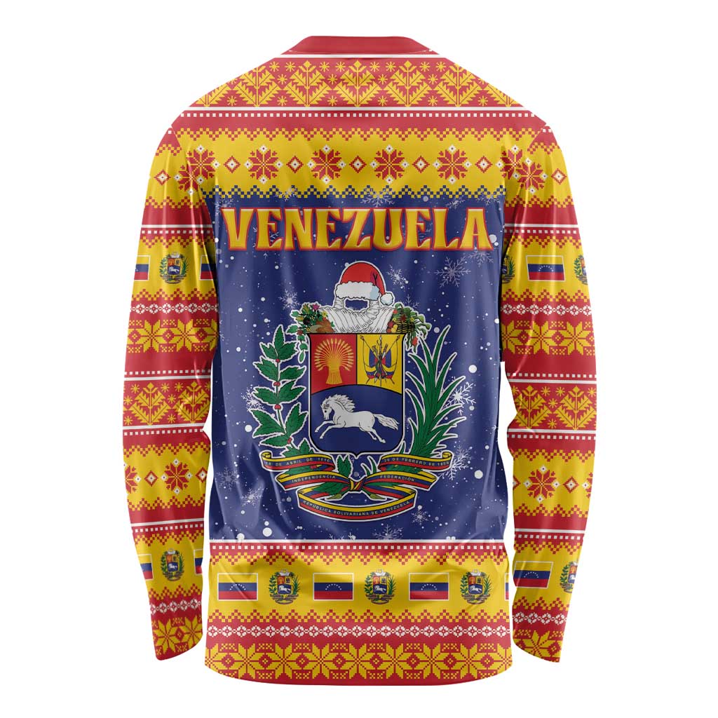 Venezuela Christmas Long Sleeve Shirt Hallaca Season - Wonder Print Shop
