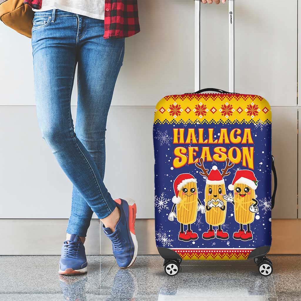 Venezuela Christmas Luggage Cover Hallaca Season - Wonder Print Shop