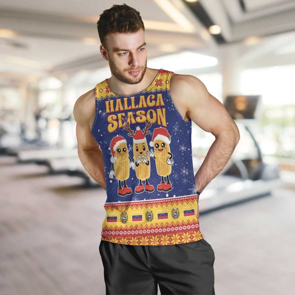 Venezuela Christmas Men Tank Top Hallaca Season - Wonder Print Shop