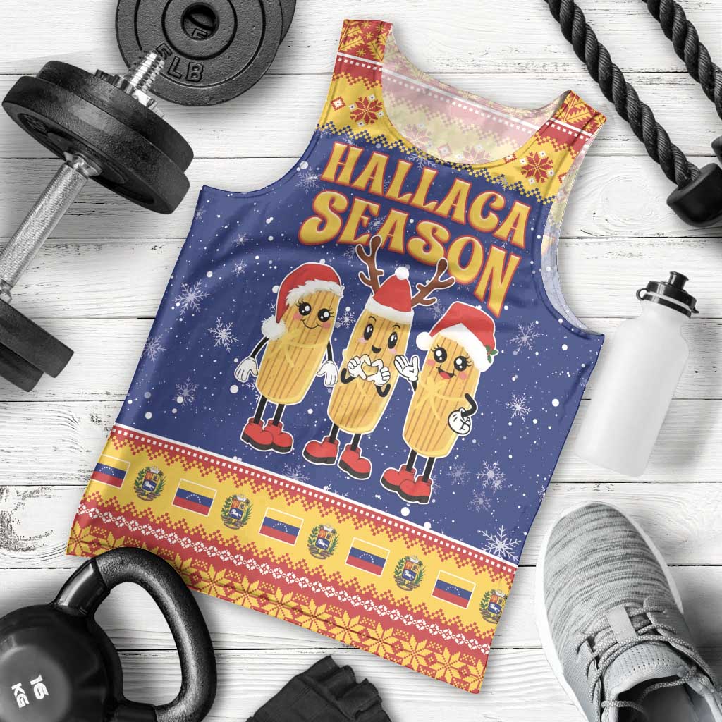 Venezuela Christmas Men Tank Top Hallaca Season - Wonder Print Shop