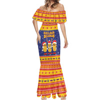 Venezuela Christmas Mermaid Dress Hallaca Season - Wonder Print Shop