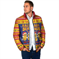 Venezuela Christmas Padded Jacket Hallaca Season - Wonder Print Shop